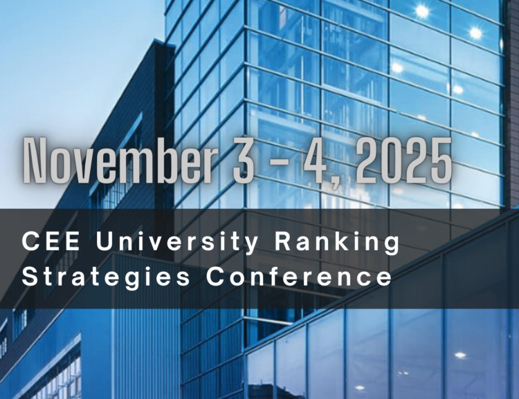 Prague to Host Conference on CEE Universities Ranking Strategies