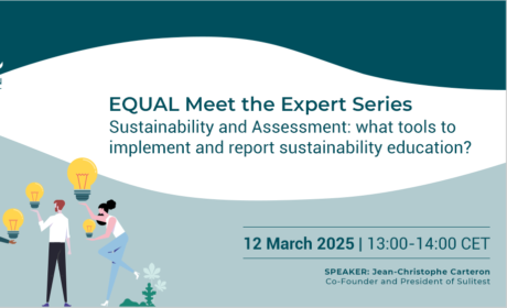 Pozvánka pro absolventy na webinář EQUAL – Sustainability and Assessment: what tools to implement and report sustainability education?