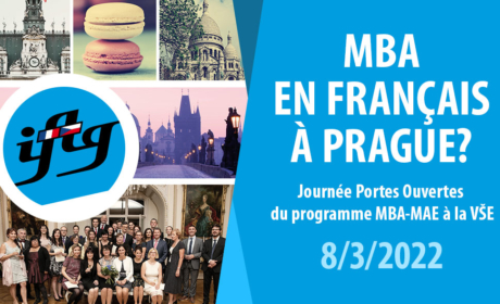 První Den otevřených dveří programu MBA_Master Management et Administration des Entreprises se koná 8.3.2022 od 17,00