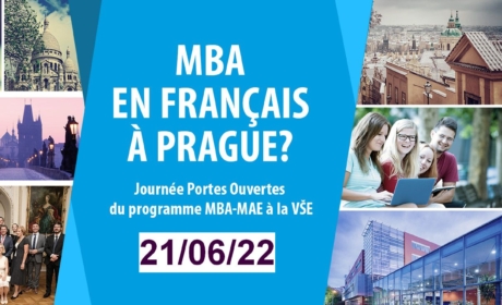 On-line Den otevřených dveří programu MBA_Master Management et Administration des Entreprises se koná 21.6. od 18,00