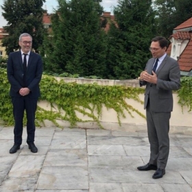 Kulturní rada a ředitel IFP pan Luc Lévy končí svoji misi v České republice