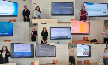 Obhajoby závěrečných prací studentů programu MBA_MAE
