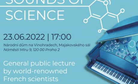 Společenský večer Sounds of Science pořádá 23.6.2022 Francouzské velvyslanectví