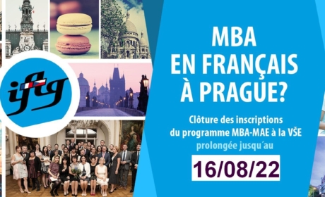 On-line Den otevřených dveří programu MBA_Master Management et Administration des Entreprises se koná 16.8. od 17,00