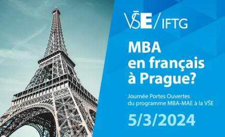 On line Den otevřených dveří francouzského programu MBA_Master Management et Administration des Entreprises se koná v úterý 5. 3. 2024