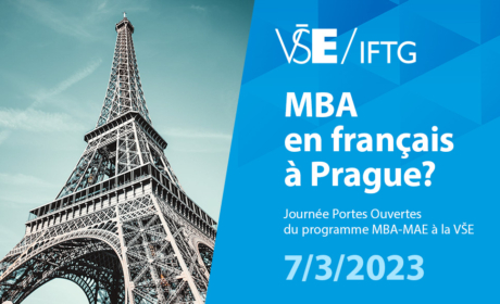 Den otevřených dveří programu MBA_Master Management et Administration des Entreprises se koná 7. března 2023